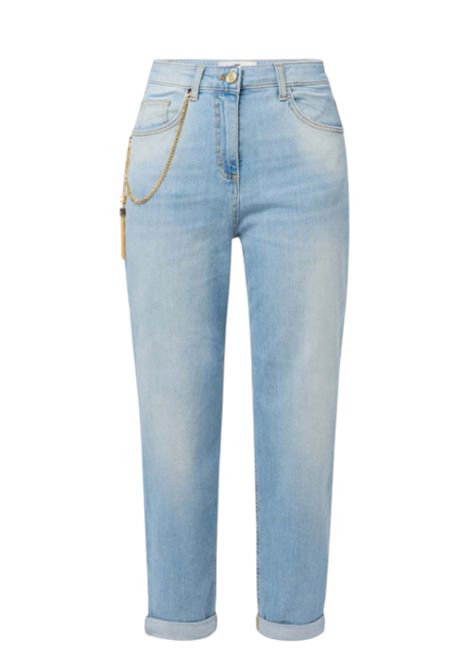 JEANS BOYFRIEND CON CATENA  ELISABETTA FRANCHI | Jeans | PJ22D50E2192
